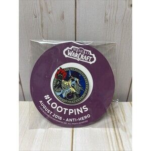 SYLVANAS Anti Hero WORLD of WAR CRAFT August 2016 LOOT CRATE Pin Fantasy NEW WoW